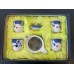 4 Cups & 1 Tea Pot with Strainer